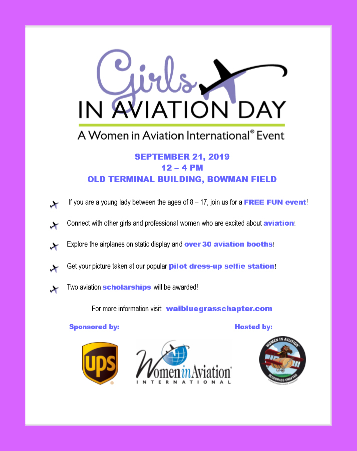 Girls In Aviation Day – September 21, 2019